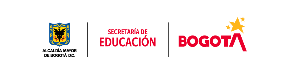 Logos oficiales Alcaldía de Bogotá y Secretaría de Educación