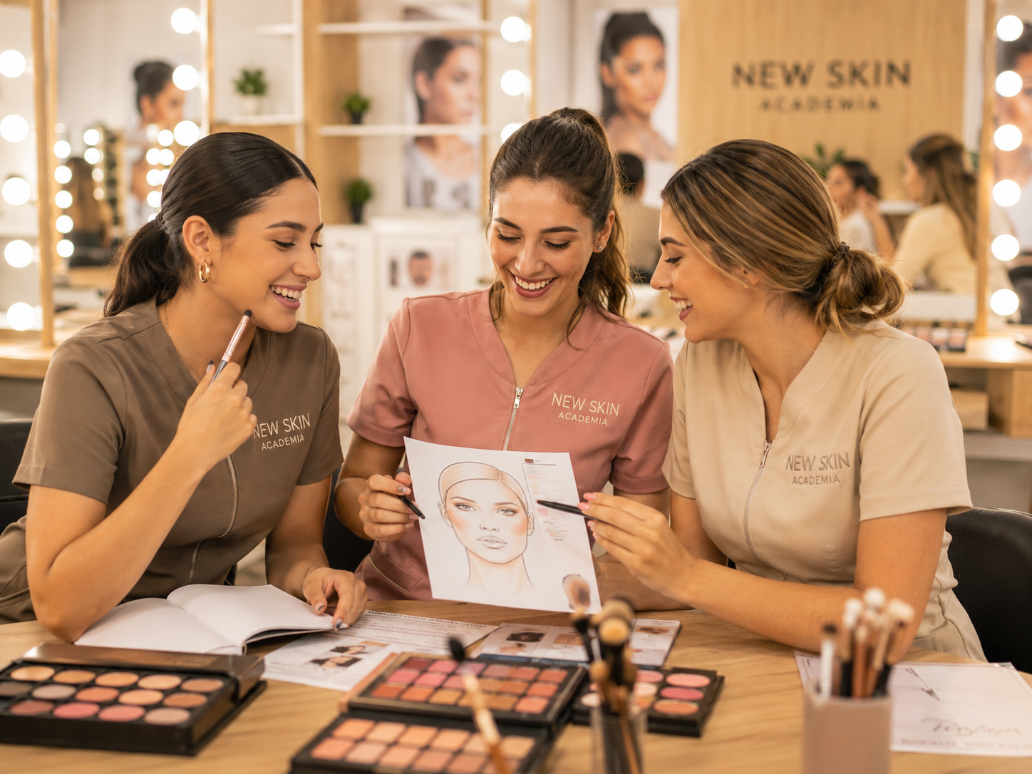 Consulta diagnóstica y análisis facial con tecnología avanzada.