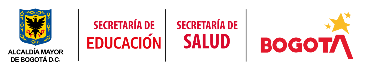 Logos oficiales Alcaldía de Bogotá y Secretaría de Educación